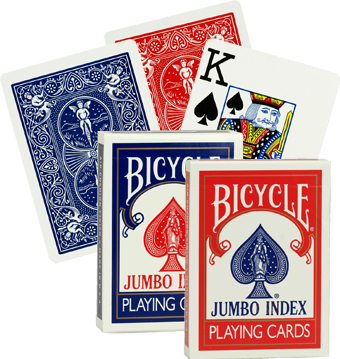 Mazzo Di Carte Bicycle Jumbo Index Dorso Rider