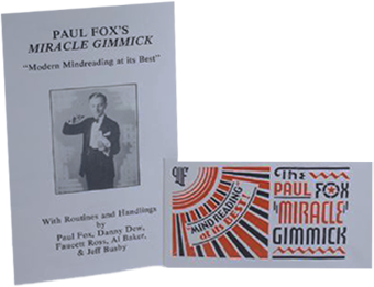 Gimmick Miracolo Di Paul Fox