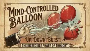 gioco di prestigio mind controlled balloon