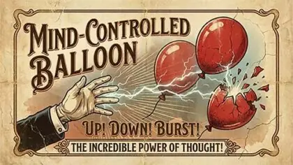 gioco di prestigio mind controlled balloon