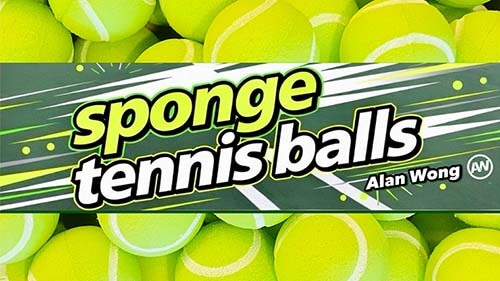 gioco di prestigio sponge tennis balls