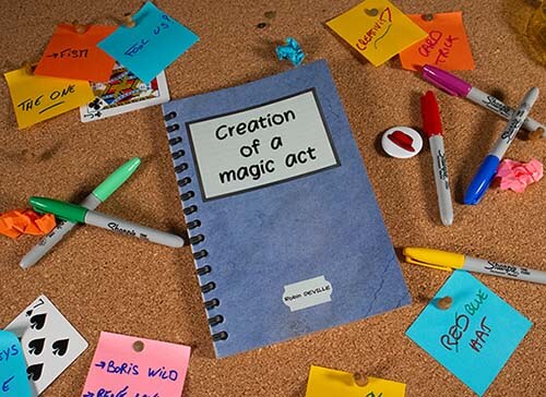 libro di magia creation of a magic act